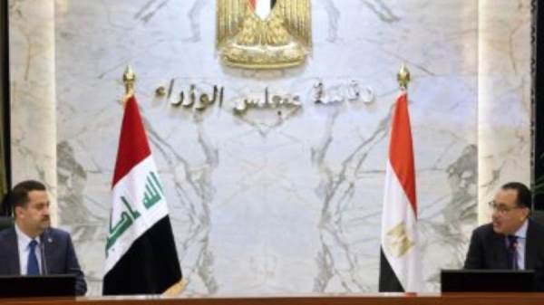 رئيس الوزراء المصري ونظيرة العراقي