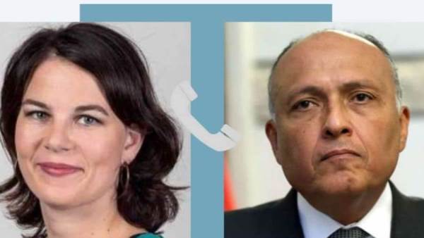 وزير الخارجية ونظيرته الألمانية