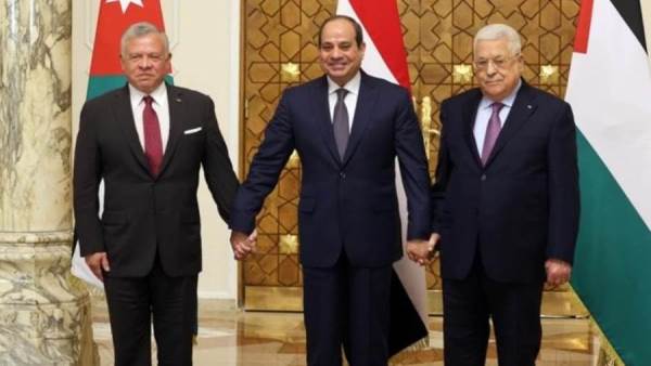 قمة مصرية فلسطينية أردنية