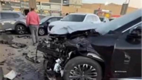 حادث سيارات شركة الليثي